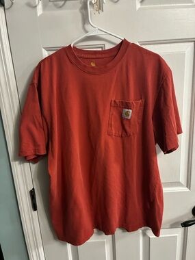 Carhartt Men's Short Sleeve Pocket Tee - Rust